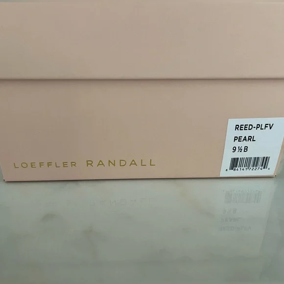 Loeffler Randall Reed Twist Pleated Sandals In Pearl, New in box - Picture 6 of 9